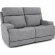 Ashbee Zero Gravity Loveseat with Power Recline, Head Rests & Footrest Ext in Dolphin Grey Fabric